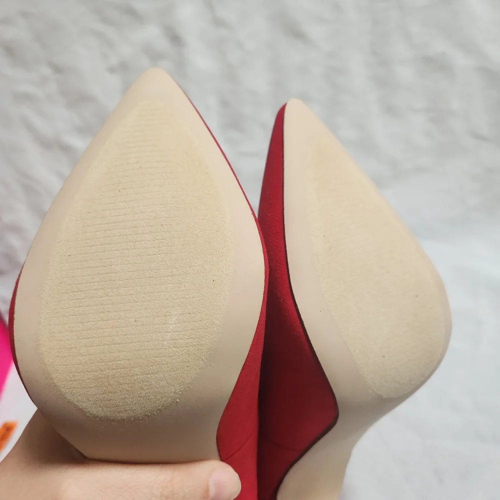 Shoe Dazzle Wilda Red Pumps Size 9.5